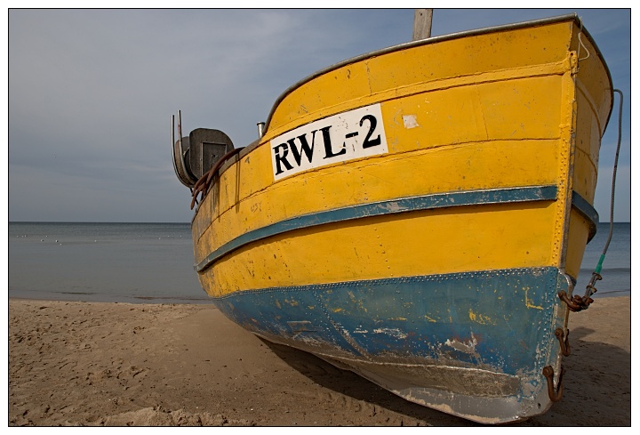 Łódź rybacka w Rewalu