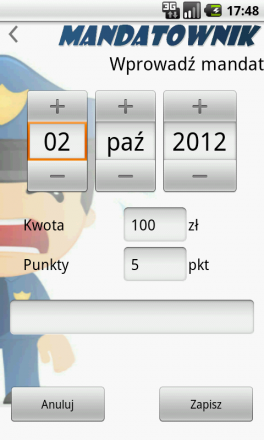Prowadź ewidencję mandatów