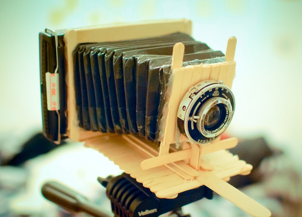 Polaroid z patyczków od lodów