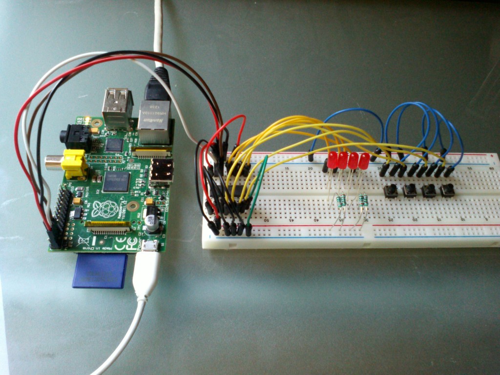 PCF8574 układ prototypowy