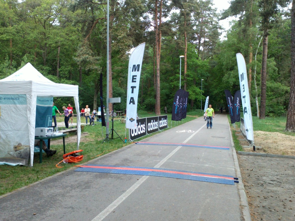 Start i meta w Lasku Arkońskim