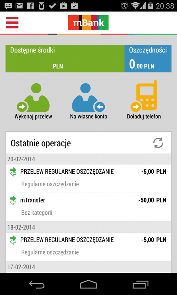 mBank Android