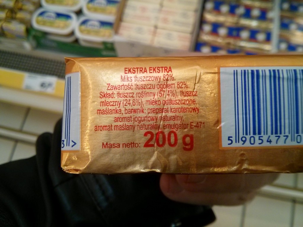 Miks tłuszczowy Ekstra Ekstra etykieta