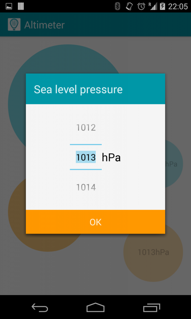 Android Altimeter Wysokościomierz
